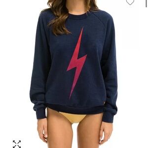 Aviator Nation Bolt Graphic Sweatshirt (Size M)